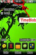 TimeBlob (Time In Status Bar) mobile app for free download